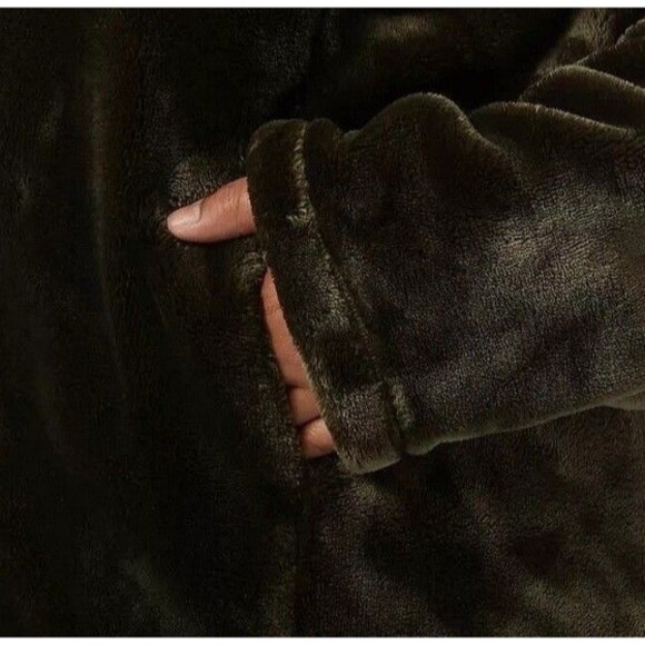 NWT Teddy Jacket Faux Fur | Urban Chic Dark Green  |  XL  | 32 Degrees - Picture 4 of 4